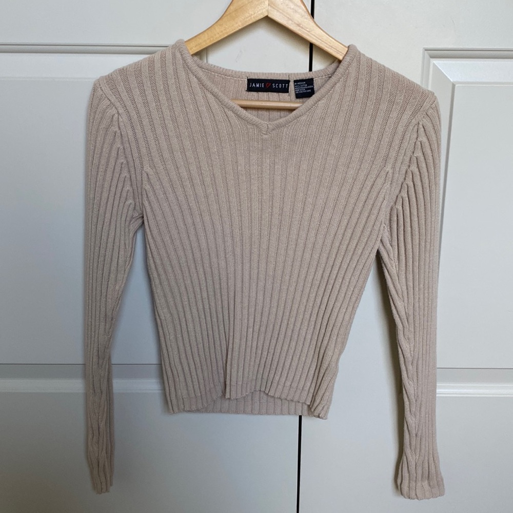 Tan sweater